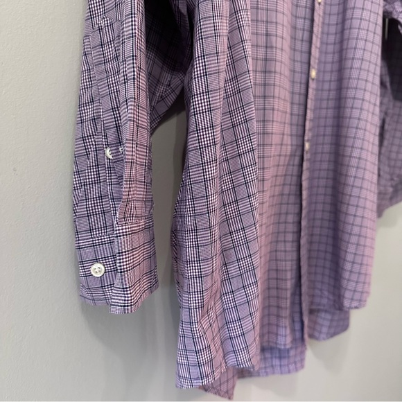 Ralph Lauren Yarmouth Cotton Purple & White Button Down Mens Shirt NEW W/O TAGS - Picture 4 of 13
